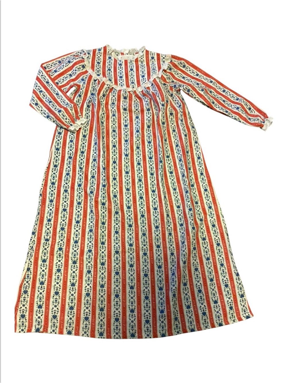 Vintage Lanz of Salzburg Flannel Nightgown